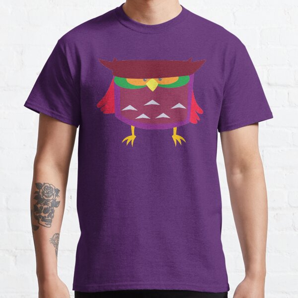 Squat Colorful Owl Classic T-Shirt