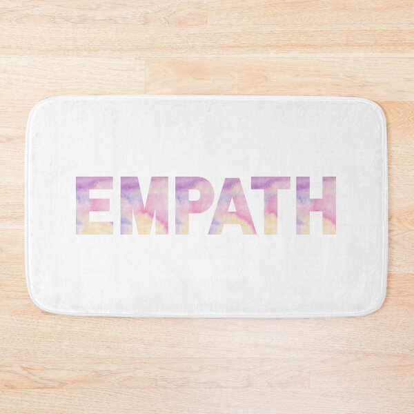 Item preview, EMPATH Pink Watercolor Letters designed and sold by HSPgiftshop.