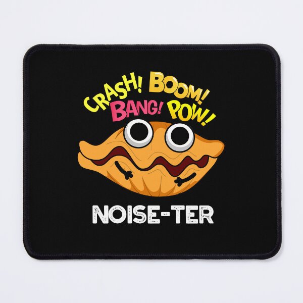 Item preview, Noise-ter Noisy Funny Oyster Puns (Dark BG) designed and sold by punnybone.