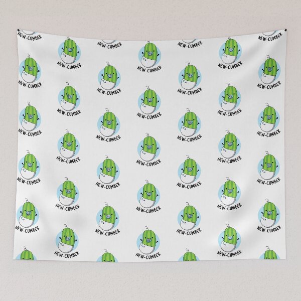 Item preview, New-cumber Funny Cucumber Puns  designed and sold by punnybone.