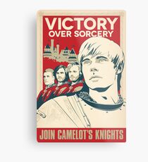 Join Camelot's Knights Metal Print