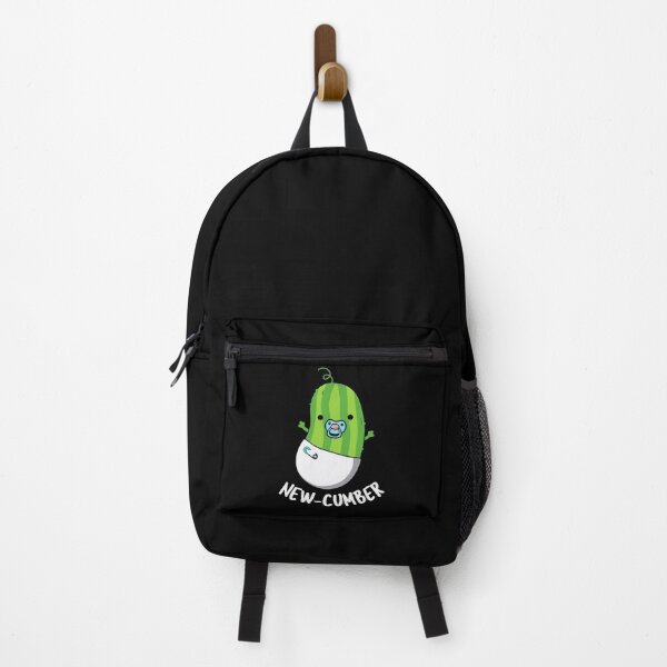 Item preview, New-cumber Funny Cucumber Puns (Dark BG) designed and sold by punnybone.