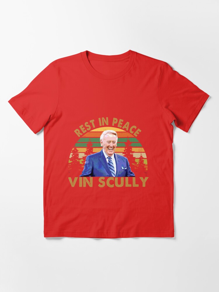 Rest In Peace Vin Scully T-Shirt Essential T-Shirt for Sale by MariettaSue