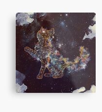 Lámina metálica Gato celestial