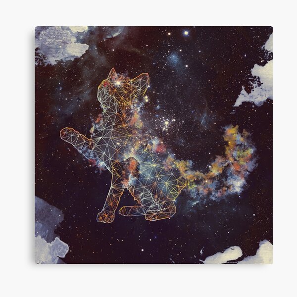 Celestial Cat Canvas Print