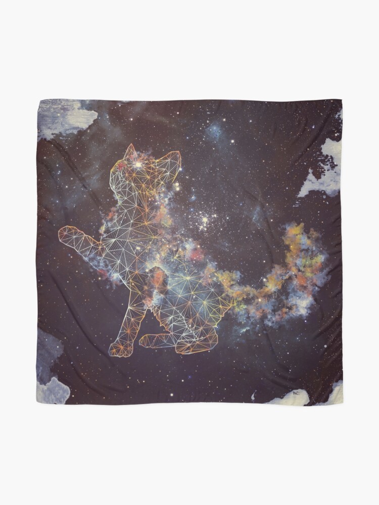 Alternate view of Celestial Cat Scarf