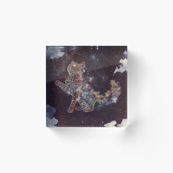 Celestial Cat Acrylic Block