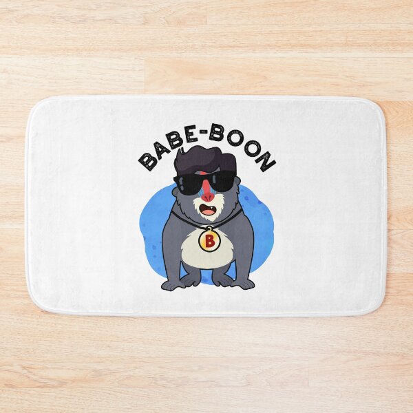 Item preview, Babe-boon Funny Animal Baboon Puns  designed and sold by punnybone.