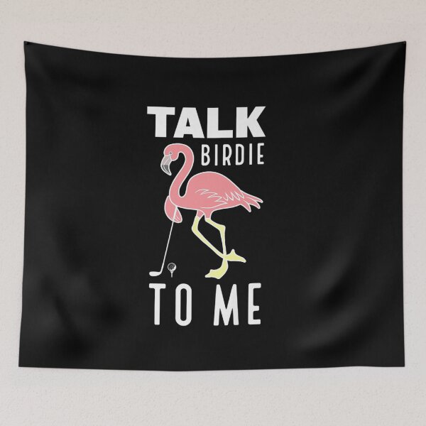Item preview, Flamingo Playing Golf Talk Birdie To Me Golfing Funny Golfer  designed and sold by Erik44a.