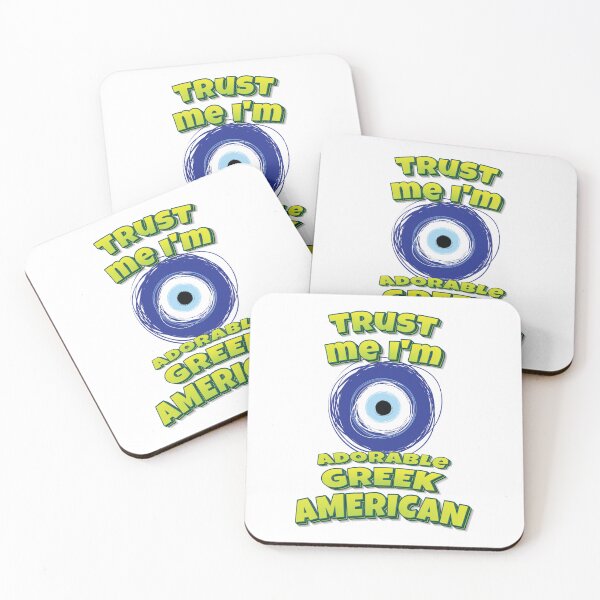 Item preview, Trust Me I'm Adorable Greek American Evil Eye designed and sold by ProjectX23.