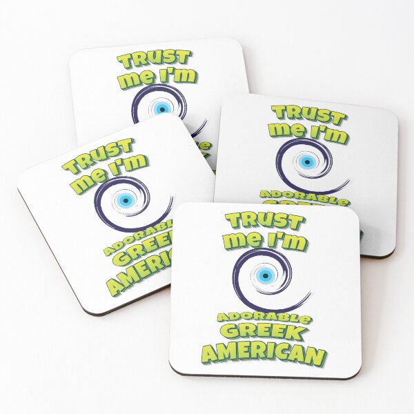 Item preview, Trust Me I'm Adorable Greek American Evil Eye designed and sold by ProjectX23.
