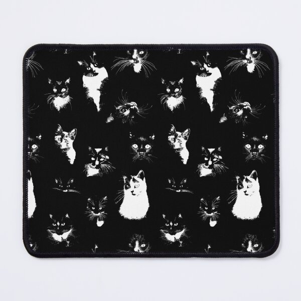 Item preview, Large Black and White Cats designed and sold by TooCoolUnicorn.