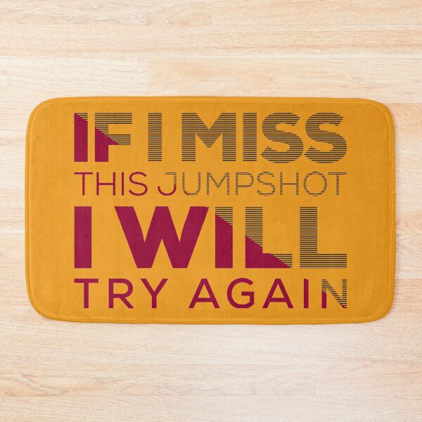 Item preview, If I Miss This Jumpshot I Will Try Again | Red and Black designed and sold by JenTrinhArt.