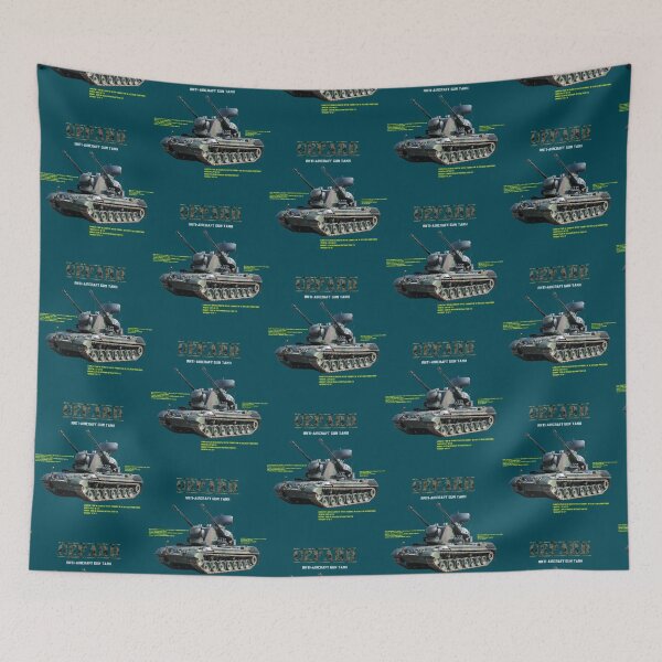 Item preview, Anti-aircraft gun tank FlakPz Gepard   designed and sold by HandmadeRee.