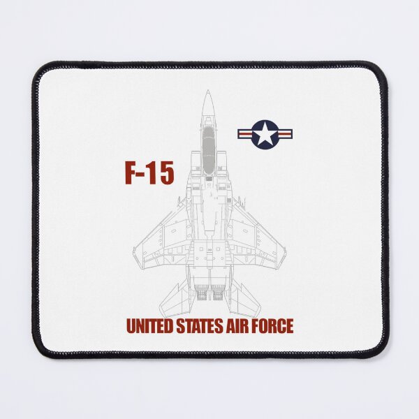Item preview, F-15 Eagle United States Air Force Silhoutte Top View   designed and sold by HandmadeRee.
