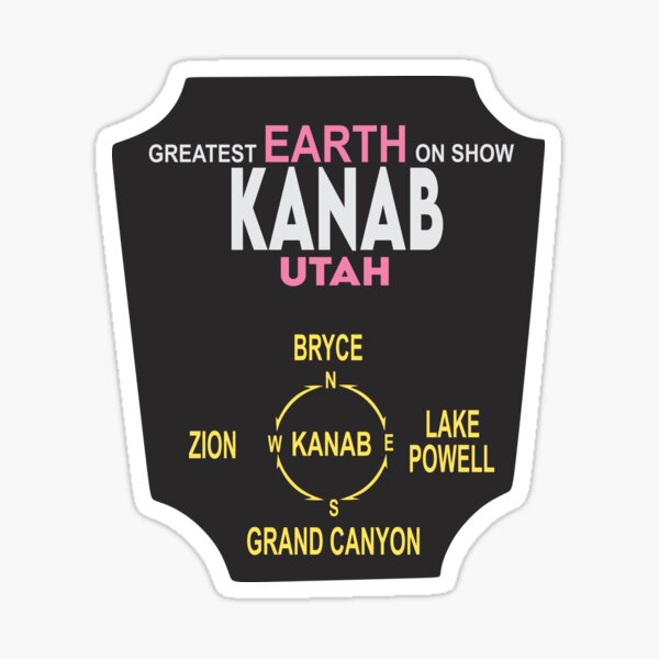 "Kanab Utah " Sticker for Sale by emasdai Redbubble