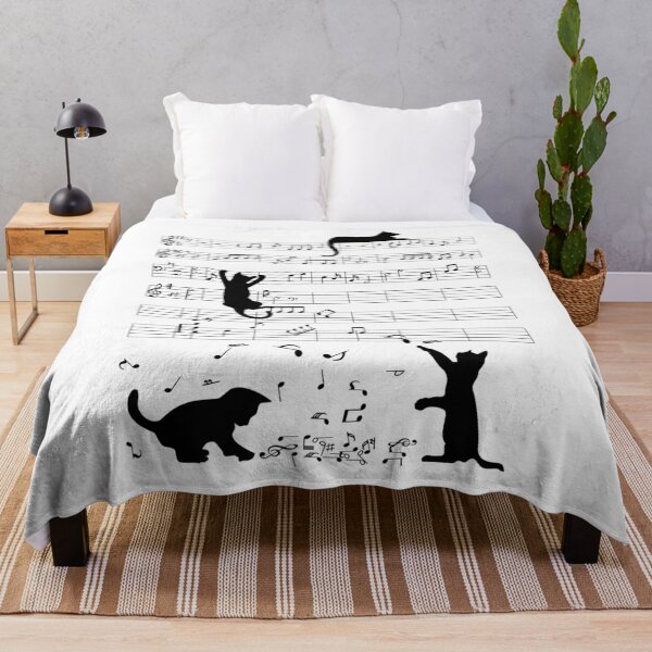 Item preview, Cute Cat Playing Music Note Clef Musician Art designed and sold by Erik44a.