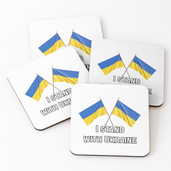 Item preview, I stand with the Ukraine Flags   designed and sold by HandmadeRee.