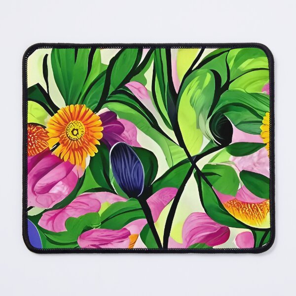 Item preview, Bright summer florals designed and sold by PinterPattern.