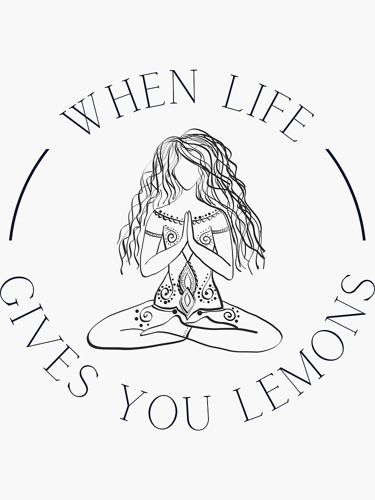 "When life gives you lemons" Sticker for Sale by tealmountain Redbubble