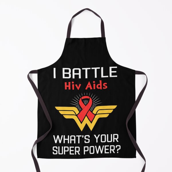 Item preview, I Battle Hiv Aids What's Your Super Power Support Hiv Aids Warrior Gifts  designed and sold by Sabfit.