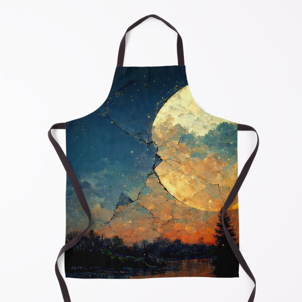 Item preview, Broken Moon Vintage Fresco Style designed and sold by Rocky Mountain Artistry.