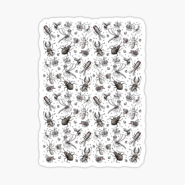 Item preview, Insekten - Muster - Insect - Pattern designed and sold by JunieMond.