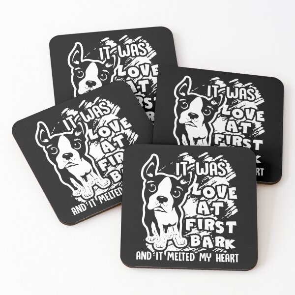 Item preview, Boston Terrier It Was Love At First Bark designed and sold by UnknownArtistt.