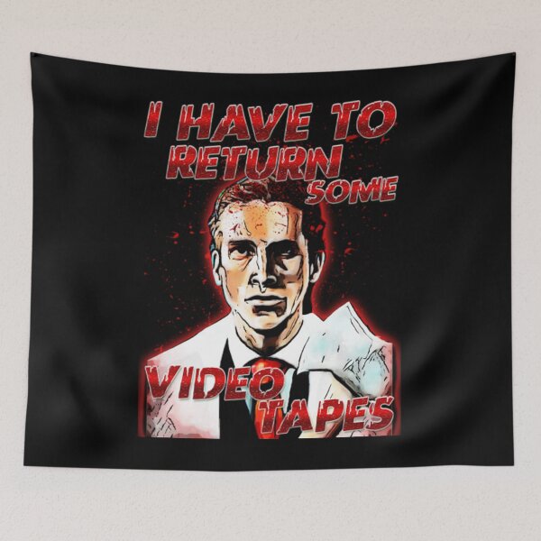 Item preview, i have to return some video tapes - American Psycho designed and sold by raezkasol.