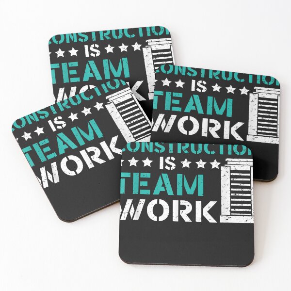 Item preview, Construction Is Team Work Job Profession Construction Worker designed and sold by CarlosRenatoCor.