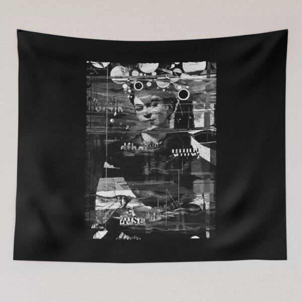 Item preview, Vintage Feminist Frida Kahlo Floral Exotic Portrait designed and sold by ViktorJirka.