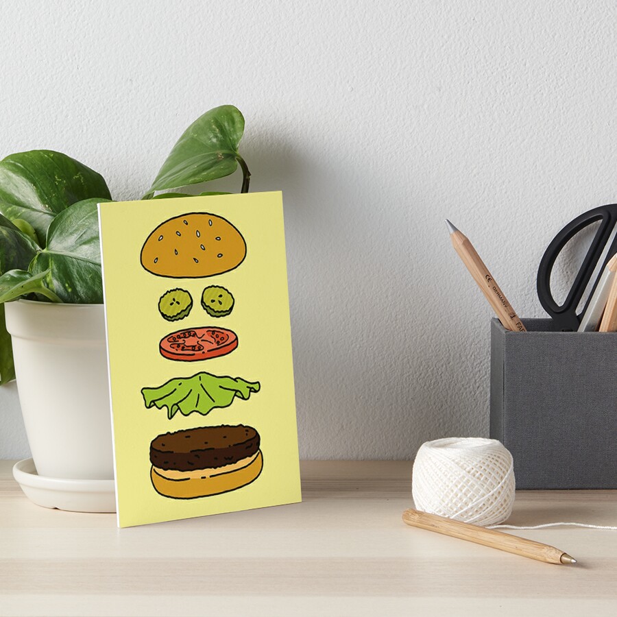 BURGER LAYERS, Fine Art Print