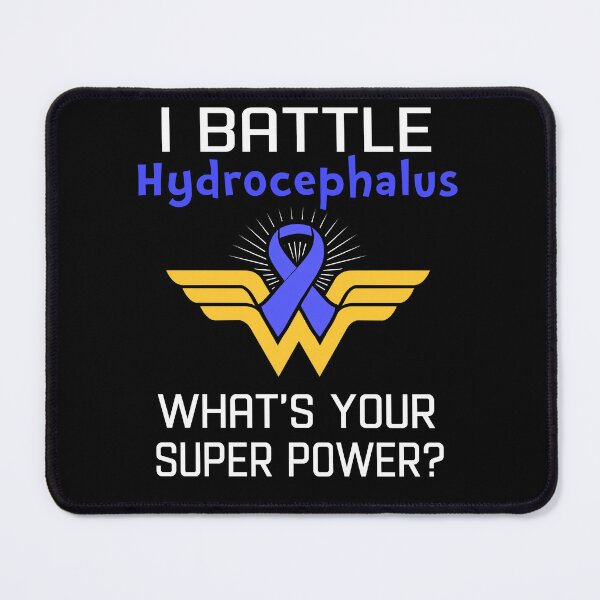 Item preview, I Battle Hydrocephalus What's Your Super Power Support Hydrocephalus Warrior Gifts  designed and sold by Sabfit.