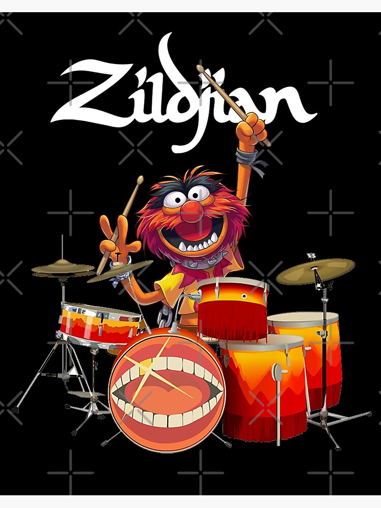 "Avedis Zildjian Sesame Street Muppet Drum" Poster for Sale by