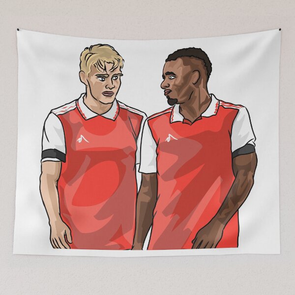 Item preview, Martin Ødegaard and Gabriel Jesus designed and sold by Eli Wendel.