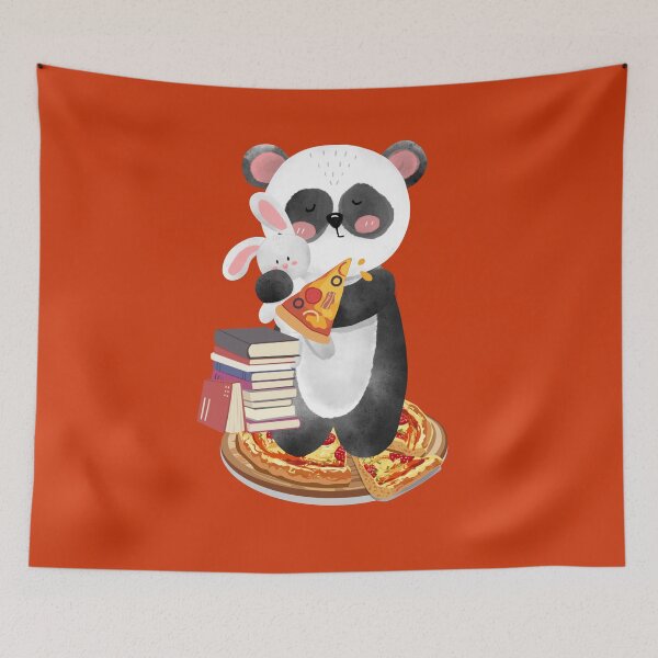 Item preview, Meepa the Pizza Loving Panda designed and sold by tmdaliggr.