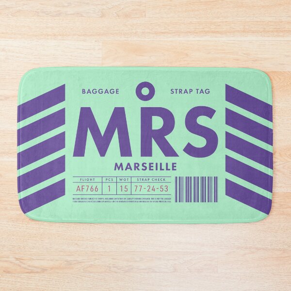 Item preview, Luggage Tag D - MRS Marseille France designed and sold by VoodooCircus.