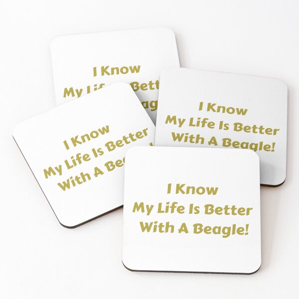 Item preview, I know life is better with a beagle! designed and sold by fredgarden8.