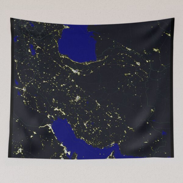 Item preview, Map of Iran  designed and sold by ArtEntwined.