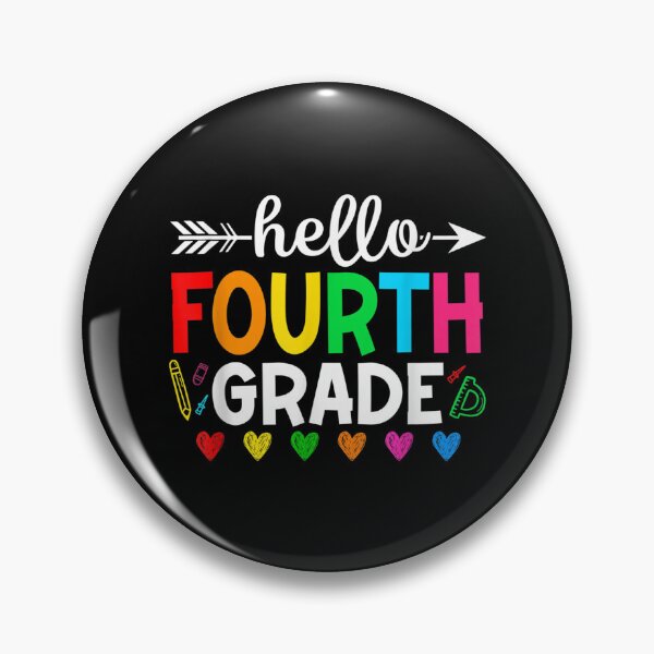 Item preview, Cute Hello Fourth Grade Funny Boys Girls School  designed and sold by aumarian.