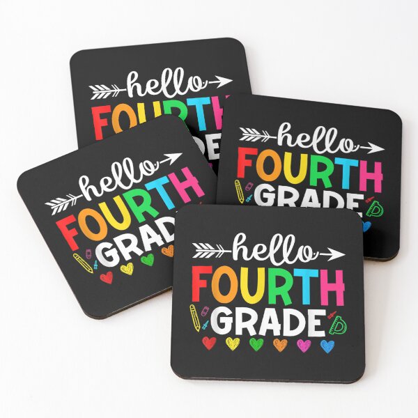 Item preview, Cute Hello Fourth Grade Funny Boys Girls School  designed and sold by aumarian.