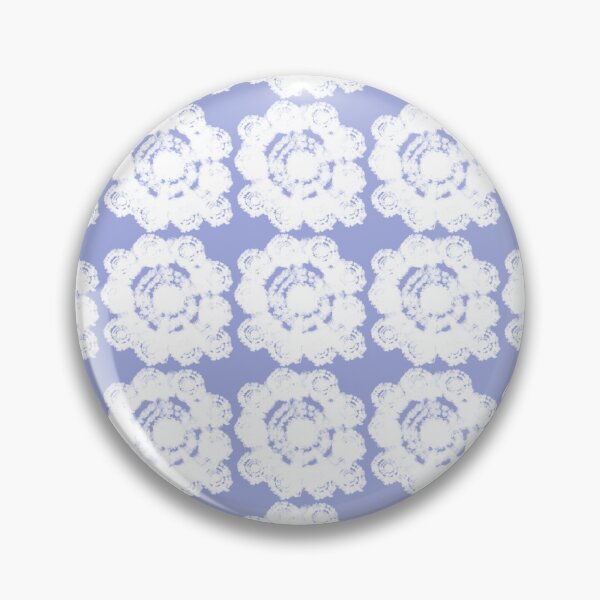 Item preview, Unique Indigo Floral Shibori tie dye Pattern  designed and sold by Tamas Das.