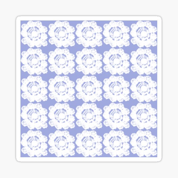 Item preview, Unique Indigo Floral Shibori tie dye Pattern  designed and sold by Tamas Das.