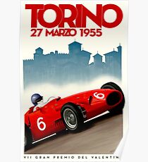 TORINO GRAN PREMIO: Vintage Auto Racing Print Poster