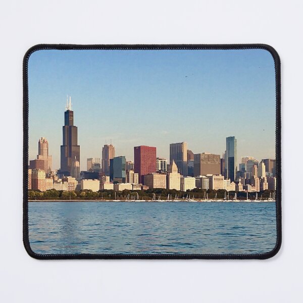 Item preview, Windy City Skyscrapers at Dawn designed and sold by mamamur.
