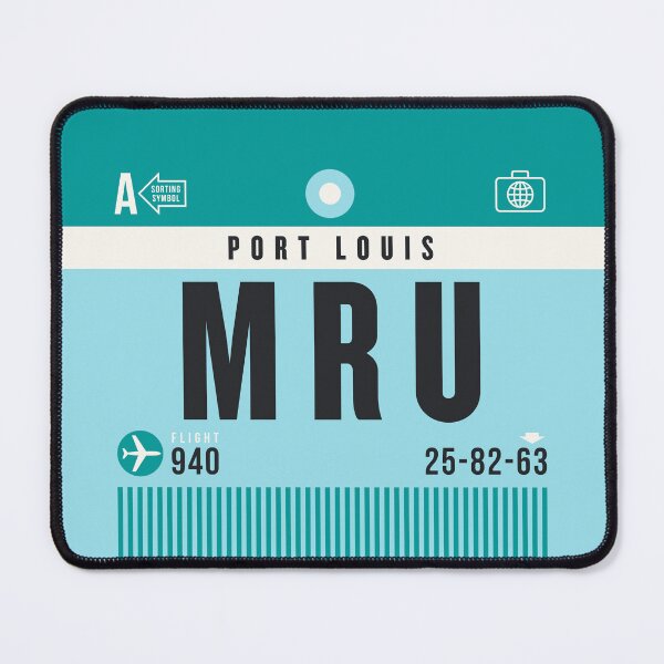 Item preview, Luggage Tag A - MRU Port Louis Mauritius designed and sold by VoodooCircus.
