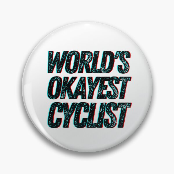 Item preview, World's Okayest Cyclist designed and sold by The Little Wood Cottage.