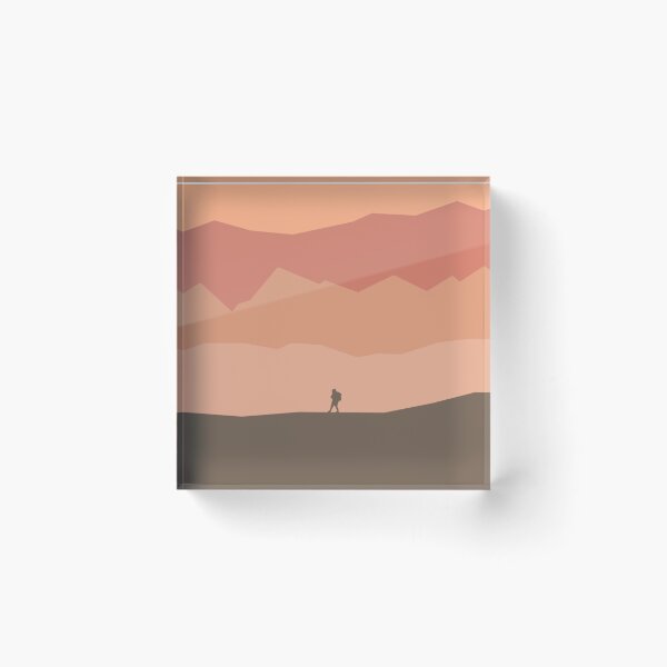 Item preview, Backpacker in The Mountains at Sunrise designed and sold by Natural-Habitat.