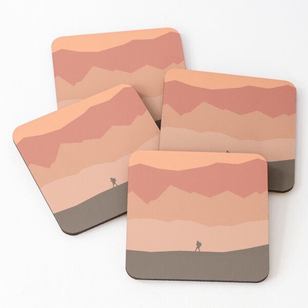 Item preview, Backpacker in The Mountains at Sunrise designed and sold by Natural-Habitat.