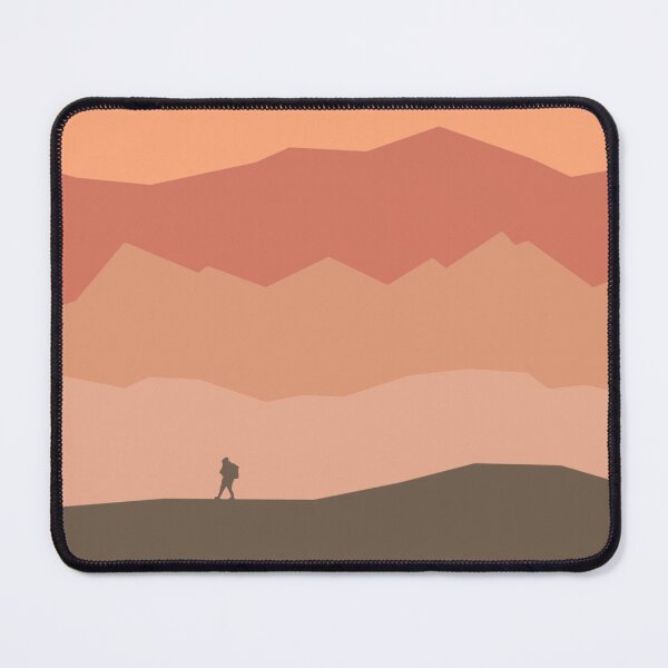 Item preview, Backpacker in The Mountains at Sunrise designed and sold by Natural-Habitat.